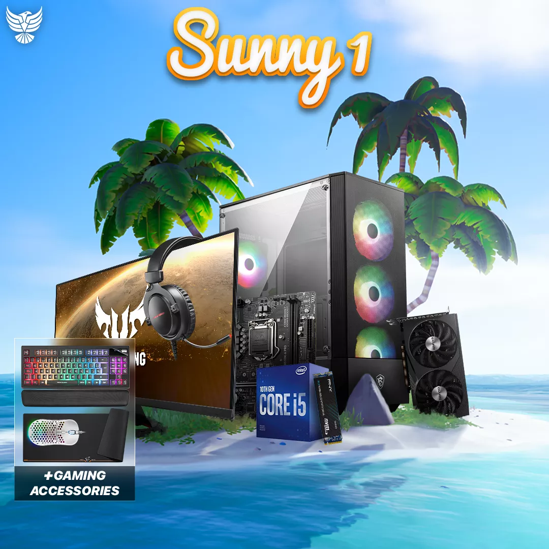 Sunny 1 | i5-10400F | RTX 3060 OC | 32GB RAM | 1TB NVMe