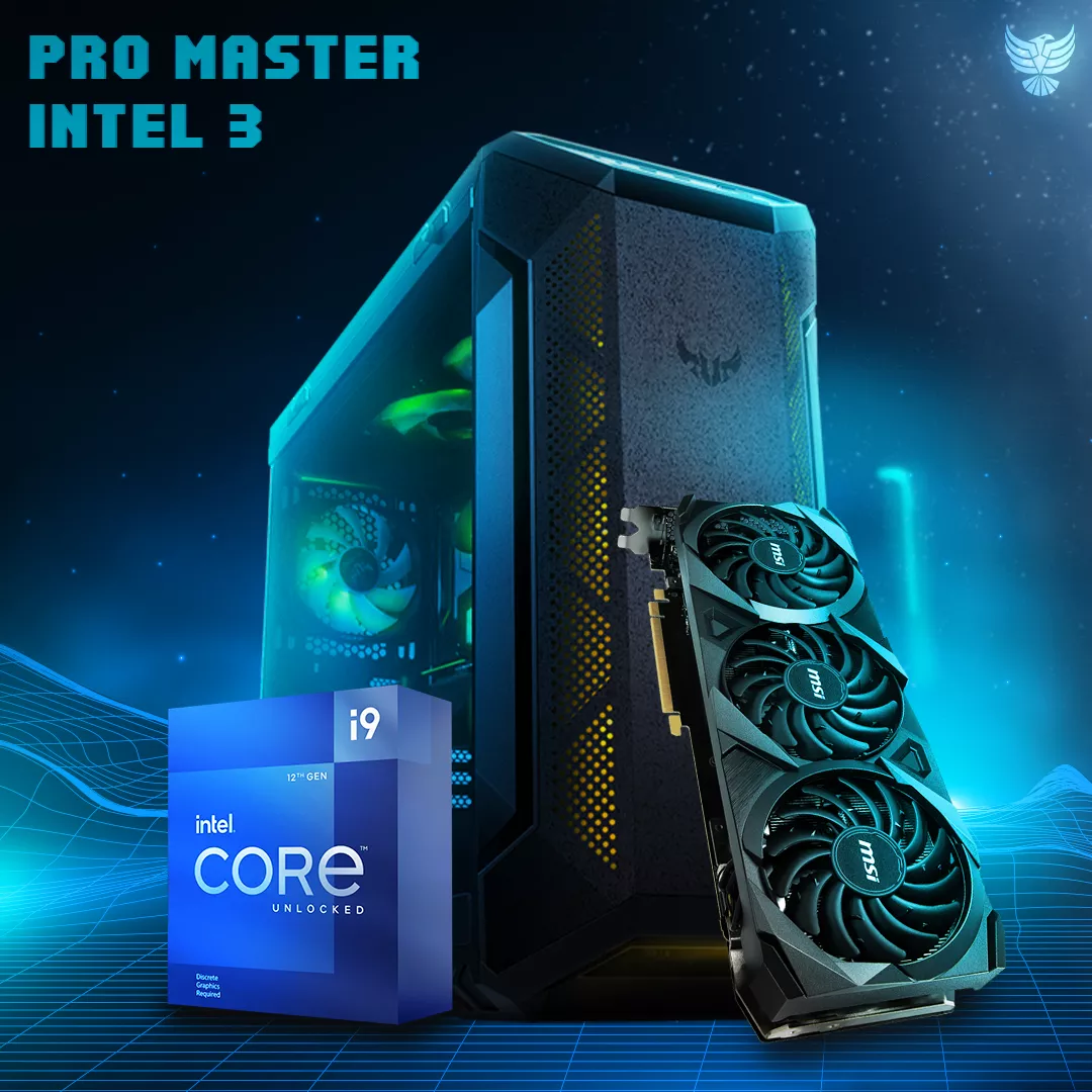 PRO MASTER Intel 3 | intel core i9-12900KF | RTX 3080 Ti | 32 GB Ram | 1 TB SSD NVMe