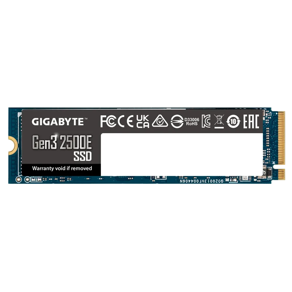 GIGABYTE GEN3 2500E SSD NVME 500 GB