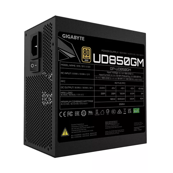 GIGABYTE UD850GM 80 PLUS | GOLD 850 W