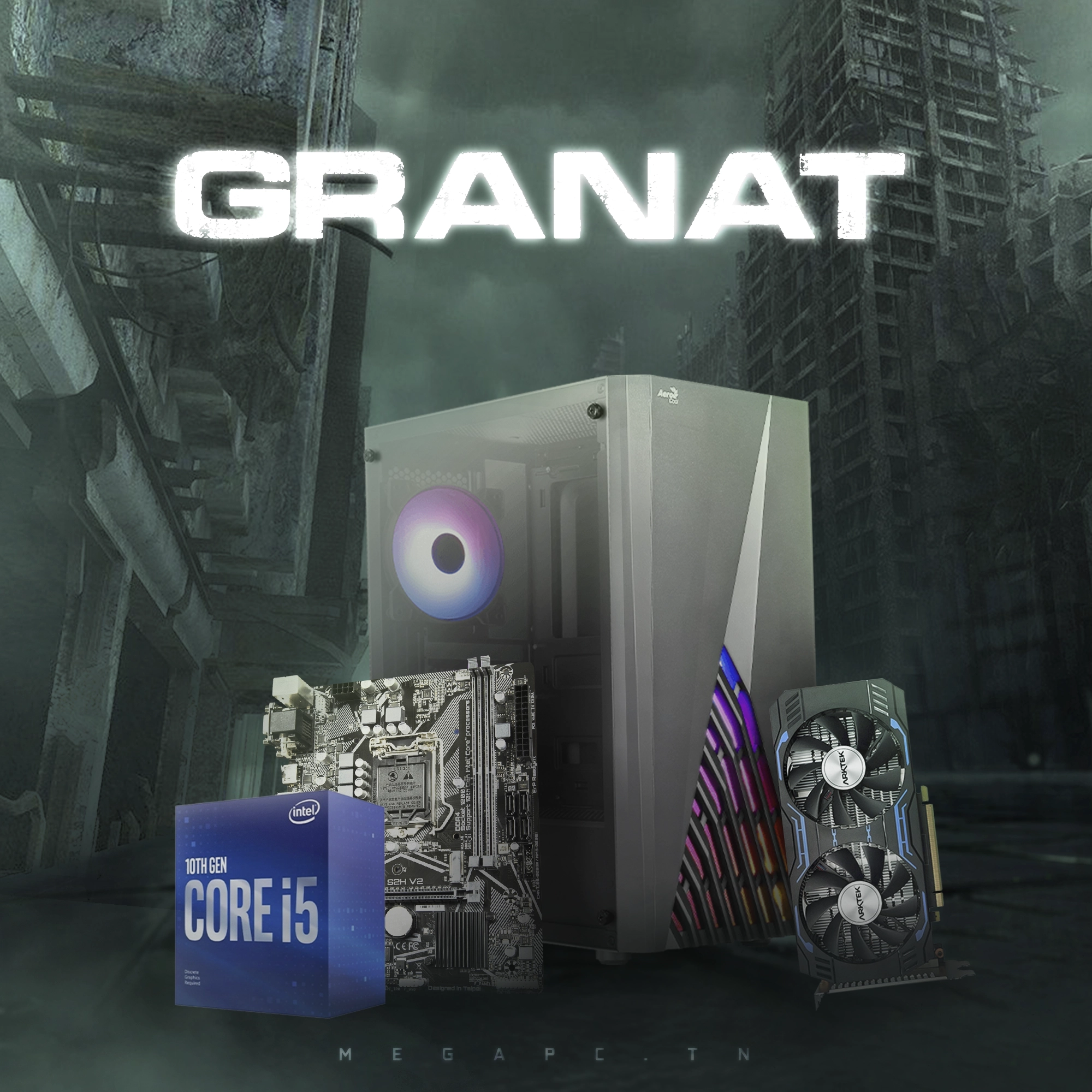 GRANAT 4 | i5-10400F | GTX 1660 S | 16GB RAM | 500GB NVMe