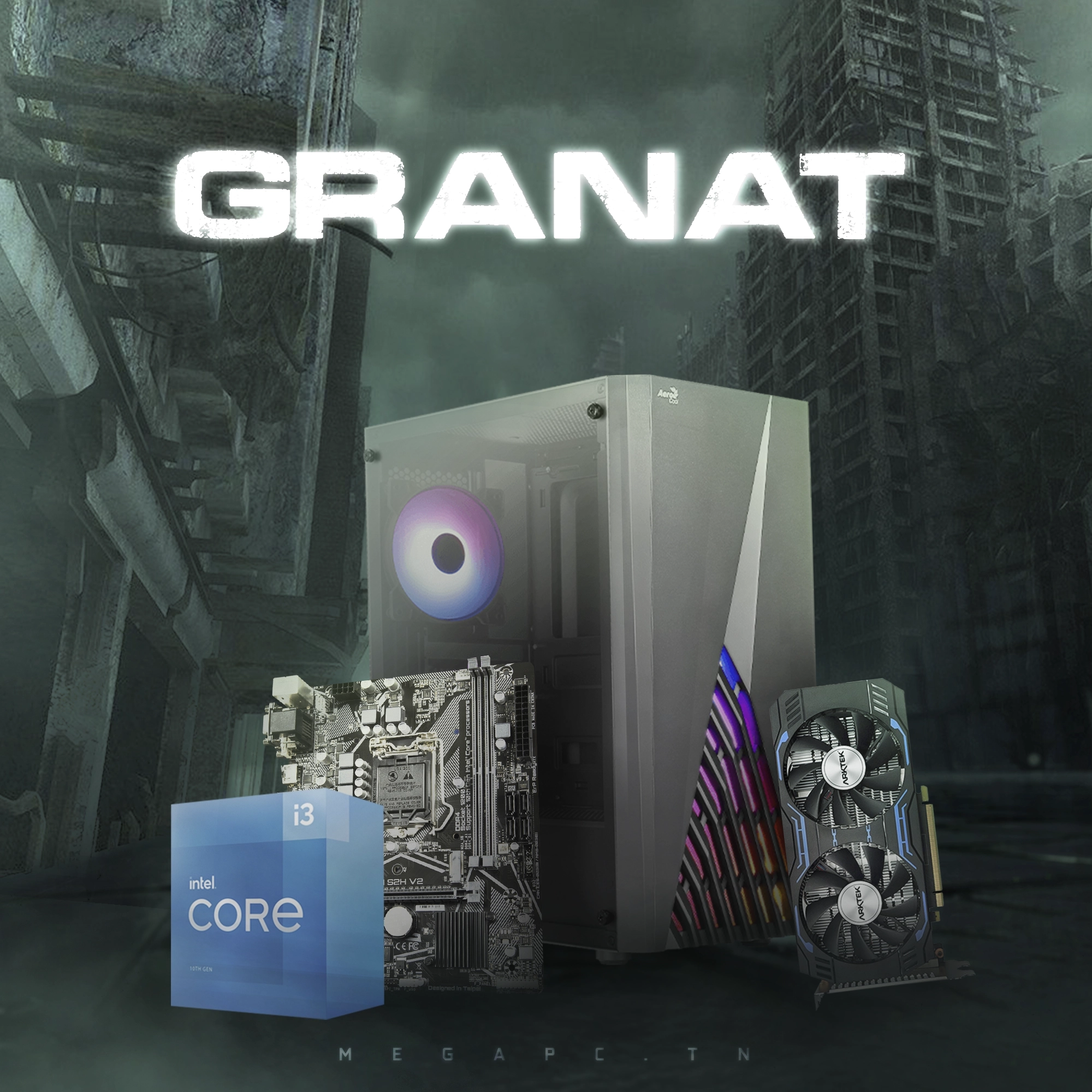Granat 3 | i3-10105 | GTX 1660 S | 16GB RAM | 500GB NVMe