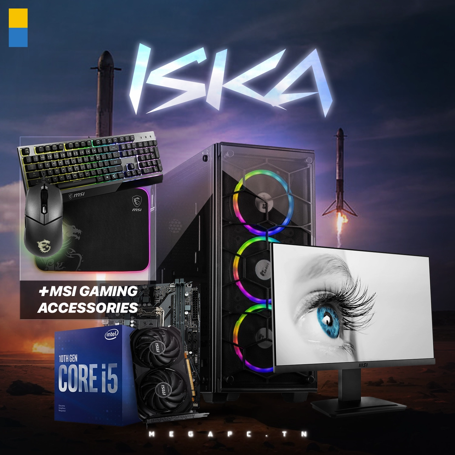 Iska Full Setup| Intel i5-10400F | RTX 4060 OC | 16GB | 1 TB NVMe