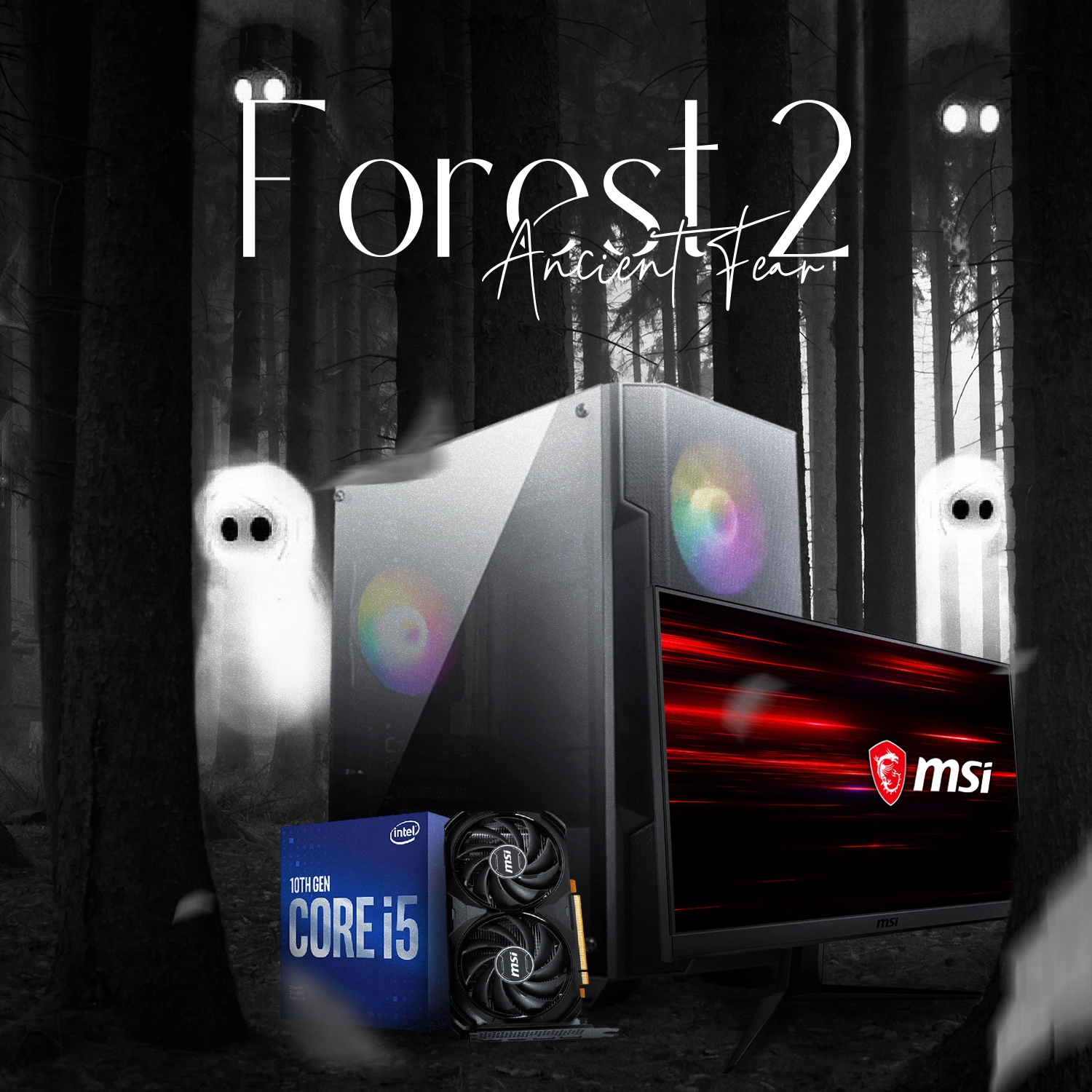 Forest 2 | Intel I5-10400F | RTX 4060 OC | 16GB | 500GB NVMe