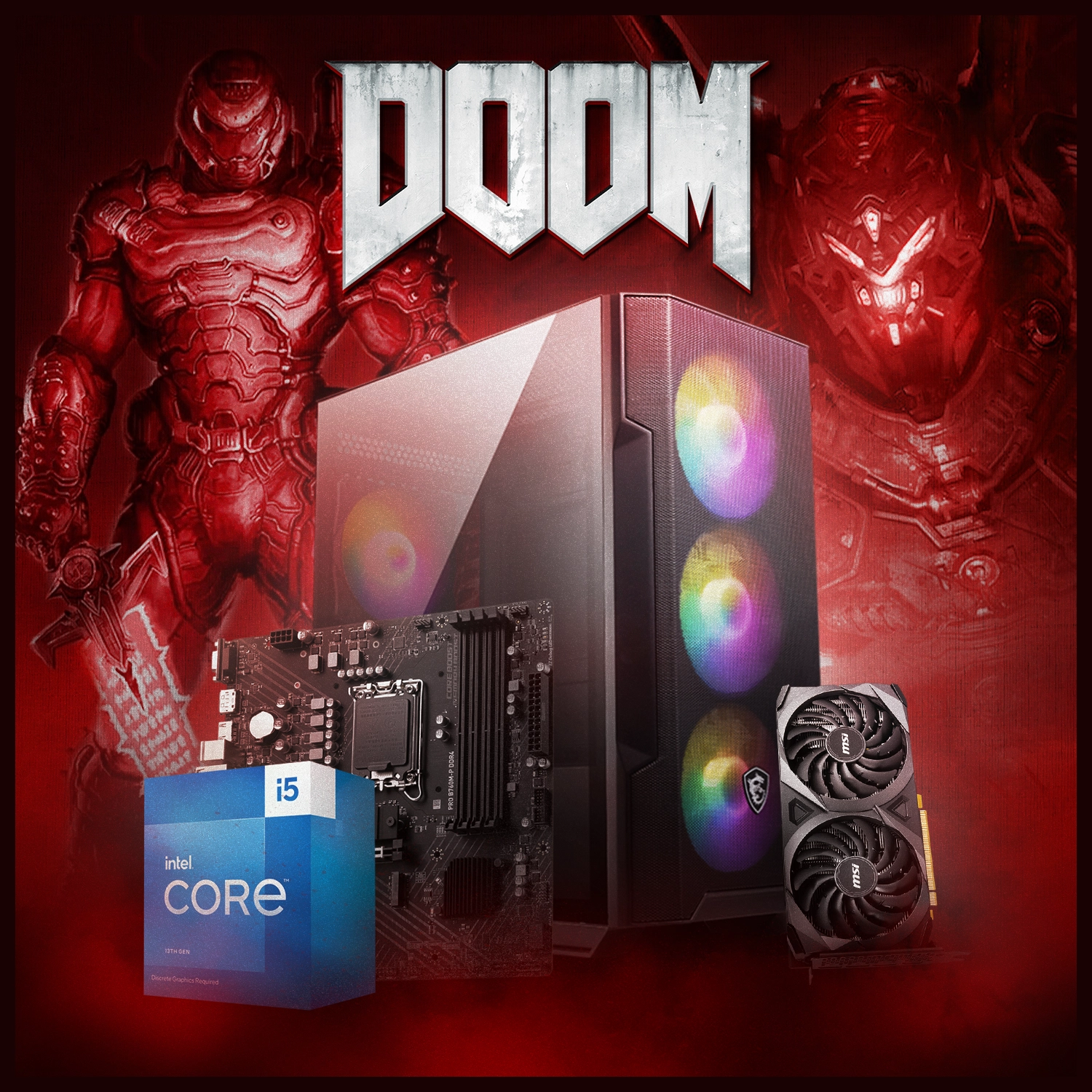 Doom 6 | Intel i5-13400F | RTX 3050 | 16GB | 500GB NVMe