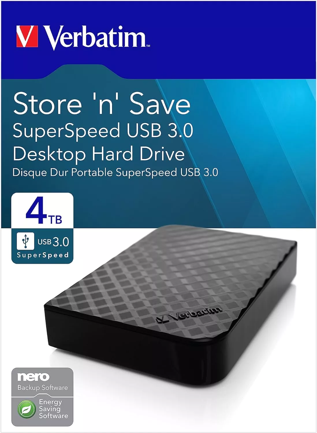 Disque Dur externe Verbatim Store'n' Go USB 3.0 / 5 To