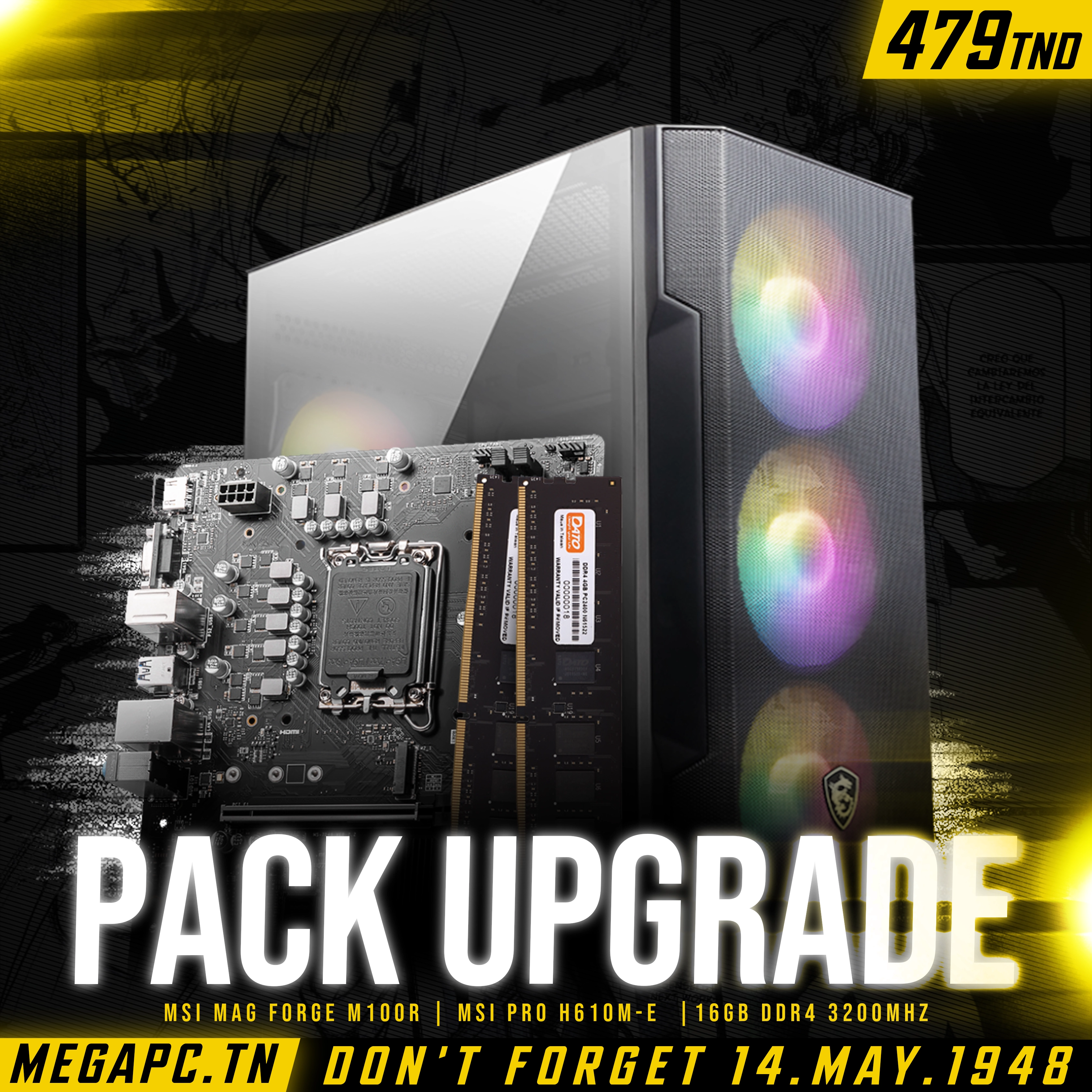Pack Upgrade Glory R4