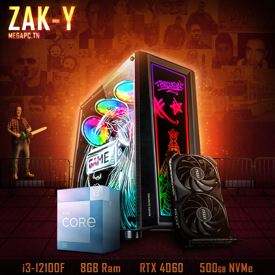 FULL SETUP ZAK V1 | i3-10105 | GTX 1660S | 8GB RAM | 256GB