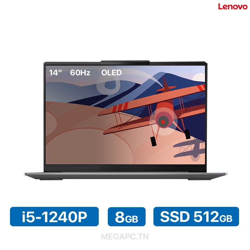 Lenovo Yoga Slim 6 14IAP8 | 14" | i5-1240P | 8GB RAM | 512GB SSD | GRIS