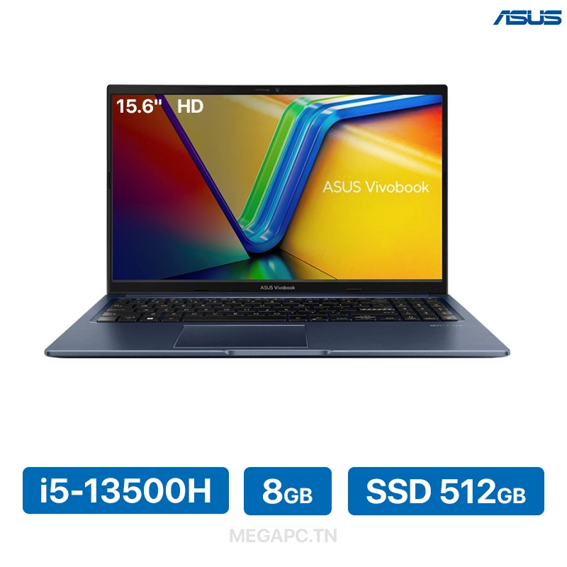 ASUS VIVOBOOK 15 X1502VA | 15.6" HD | i5-13500H | 8GB RAM | 512GB SSD