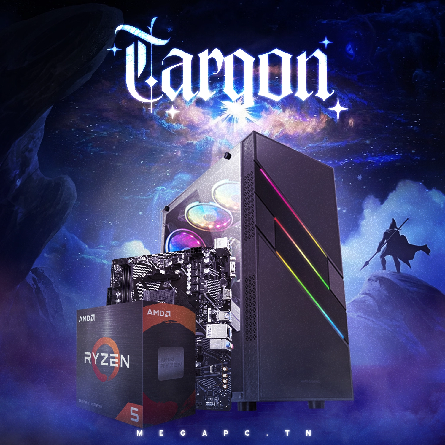Targon V1 | AMD RYZEN 5 5600G | 16GB RAM | 512GB NVMe