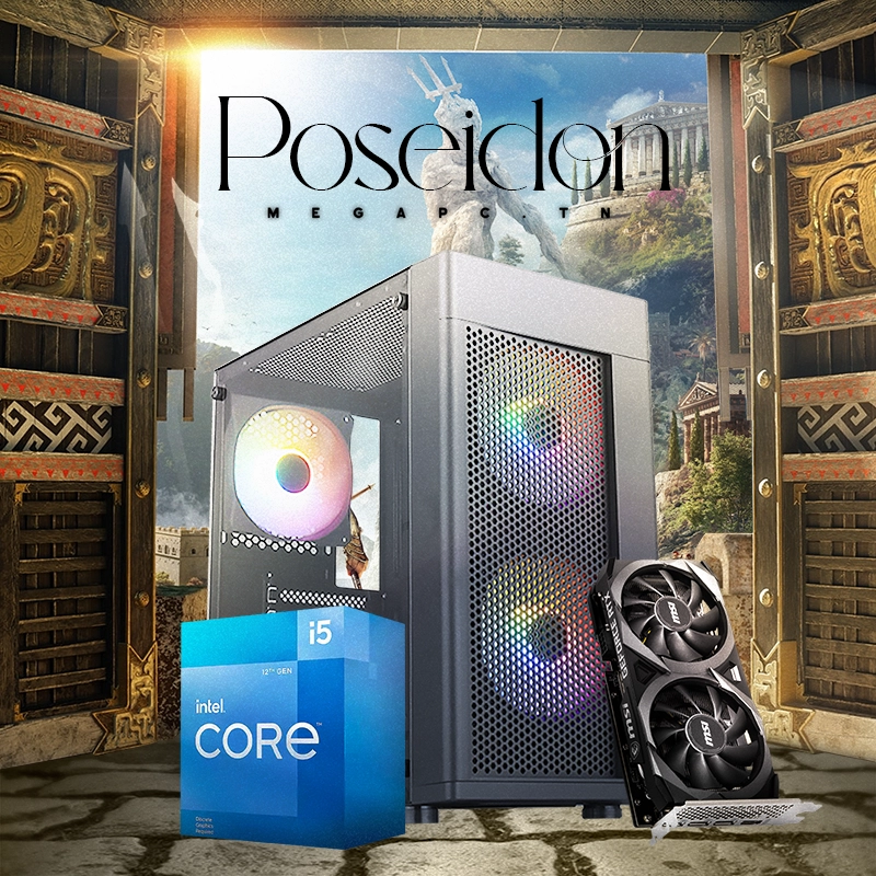 Poseidon 6 | Intel I5-12400F | RTX 3060 12G | 16GB RAM | 1 TB