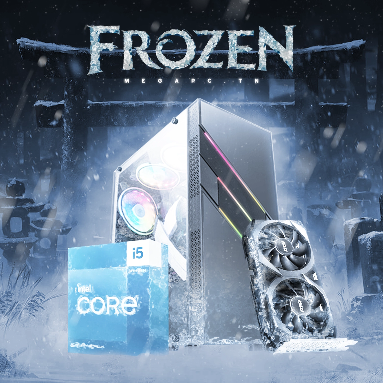 Frozen X9 | I5-14400F | RTX 3060 12GB | 32GB RAM | 1TB