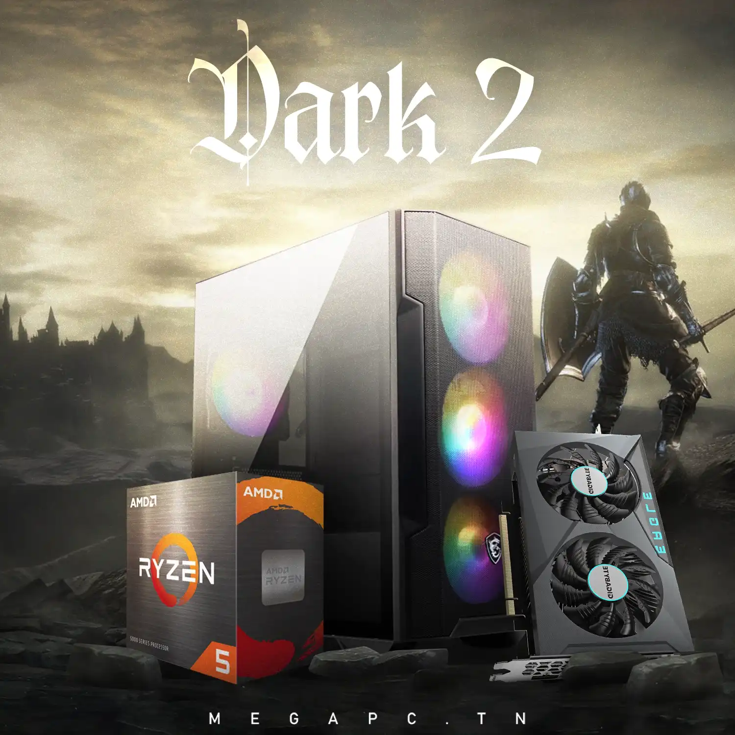 Dark 2 | RYZEN 5 5600G | RTX 3050 | 16GB RAM | 500 GB