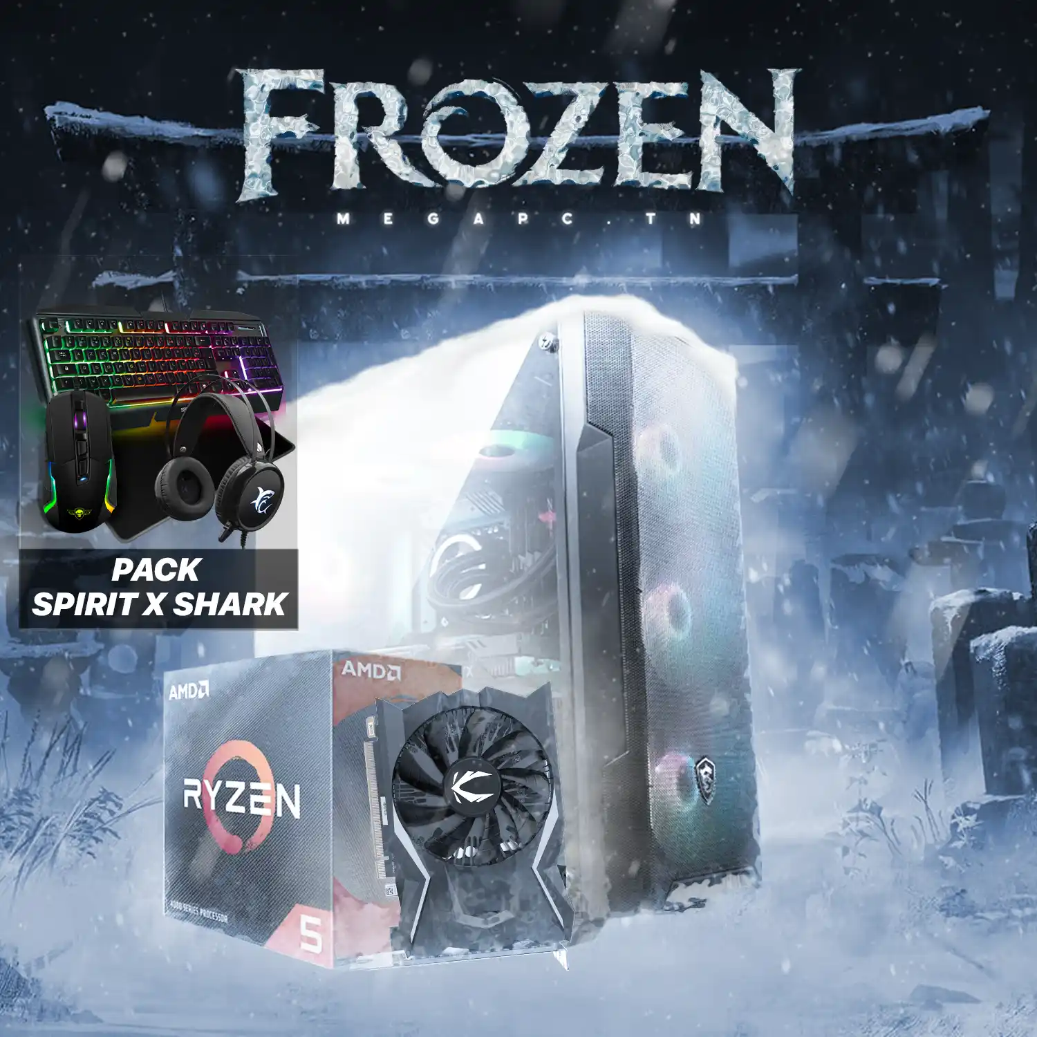 Frozen 0 | AMD Ryzen 5 4600G | GTX 1650 | 16GB | 500GB NVMe