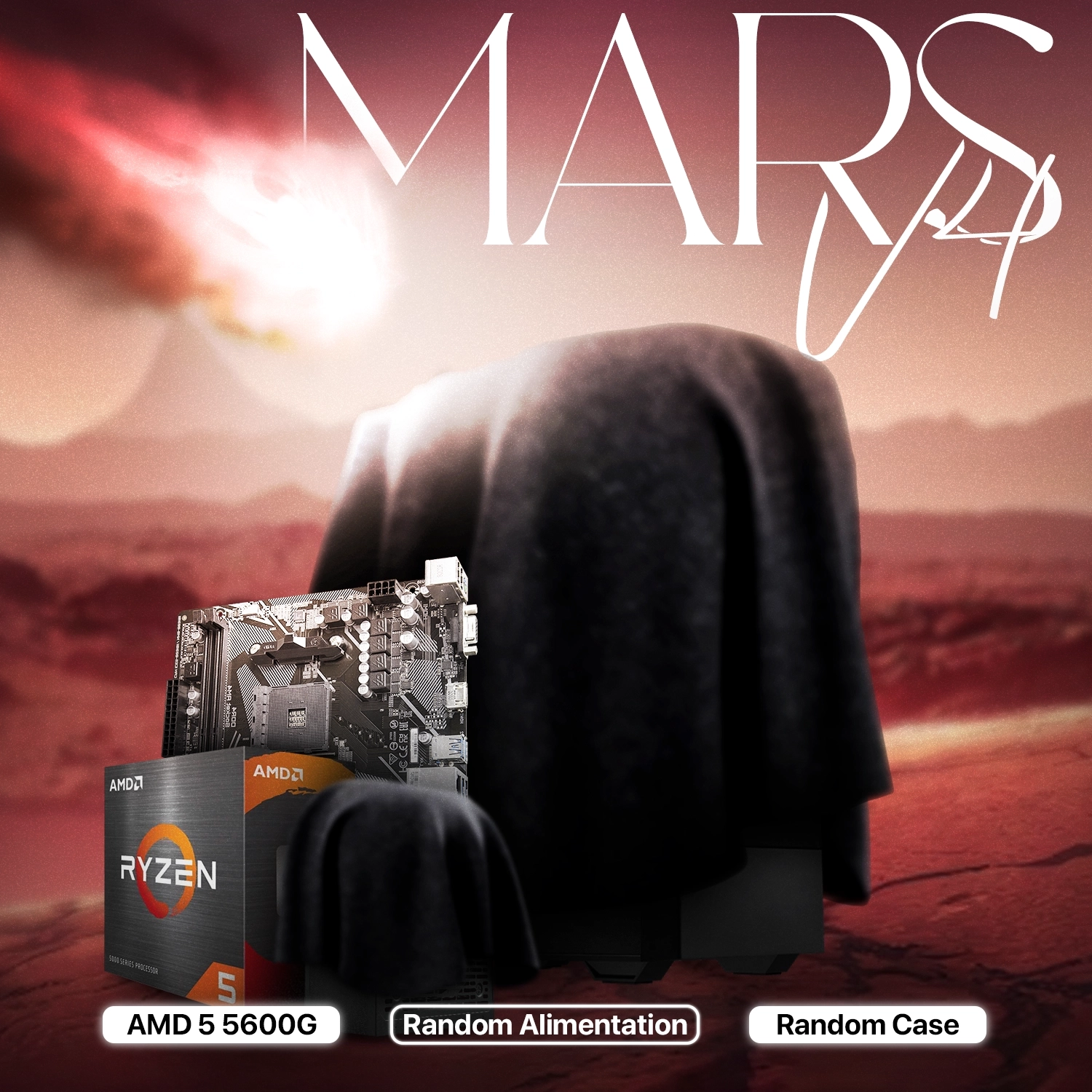 Mars V4 | Ryzen 5 5600G  | 16GB | 500GB NVMe