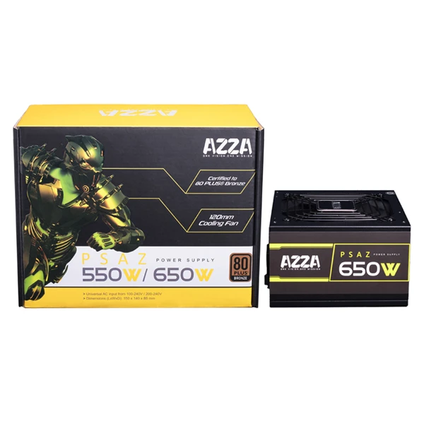 Alimentation AZZA 650W PSU 80 Plus Bronze