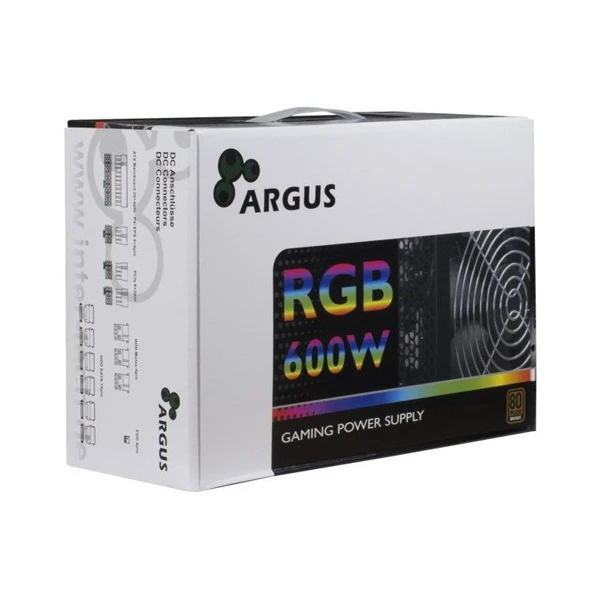 INTER-TECH ARGUS RGB-600W 80PLUS BRONZE