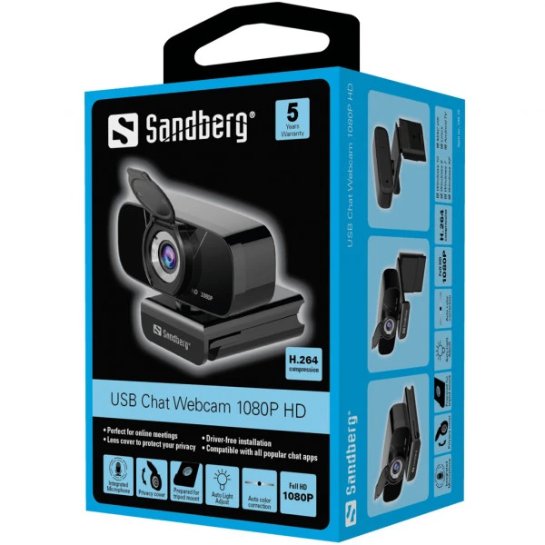 SANDBERG WEBCAM CHAT 1080P USB