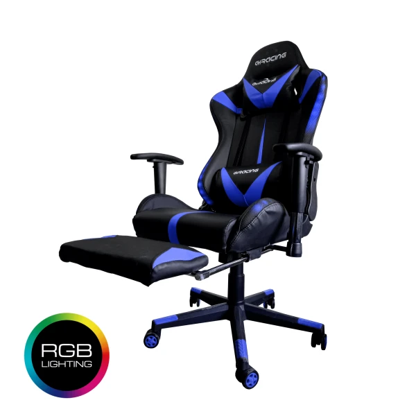 Chaise Gaming Blue RGB