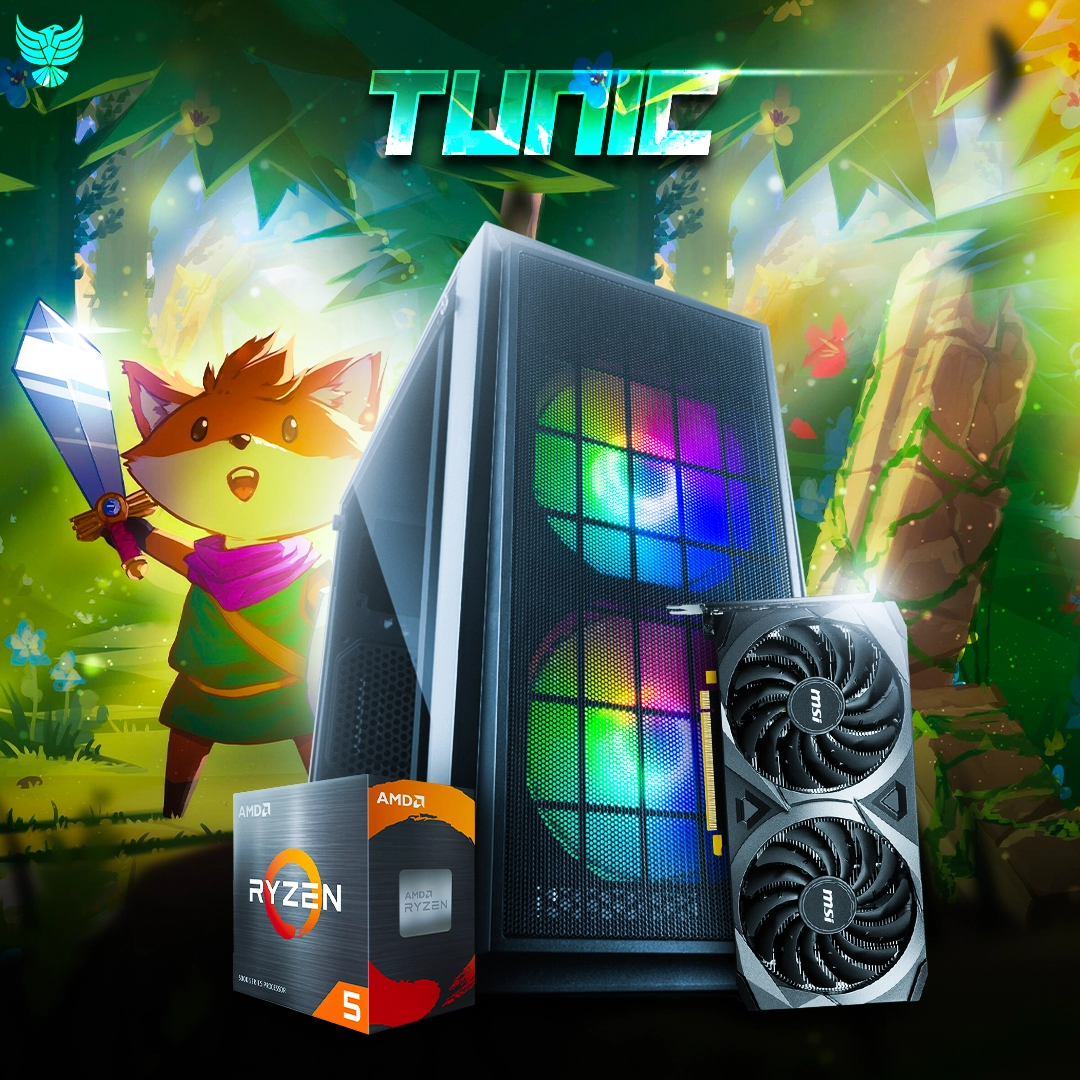 TUNIC RYZEN 5 5500 RTX 3050 16GB Ram tunic-ryzen-5-5500-rtx-3050-16gb-ram