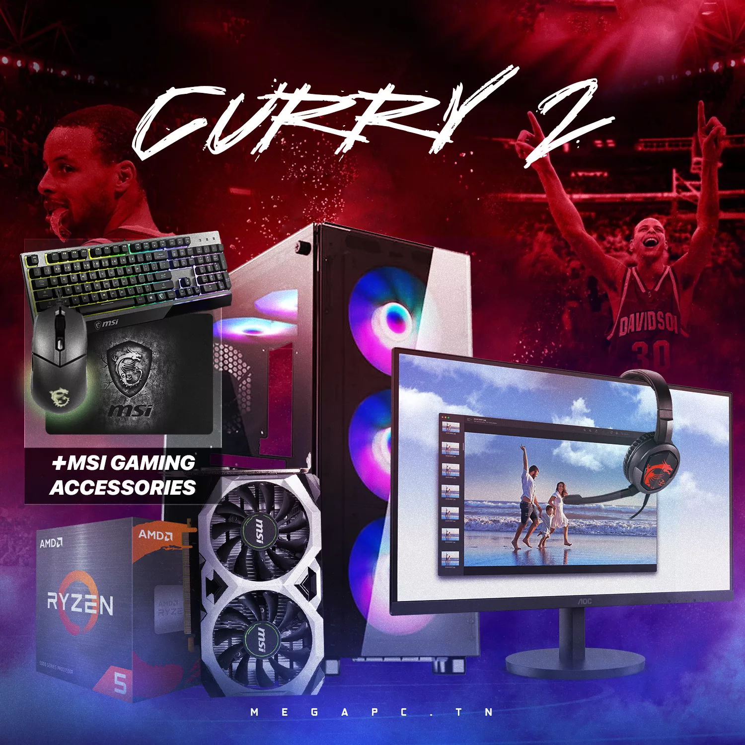 Curry 2 Amd 5 4500 GTX 1650 OC 8GB RAM 250 NVMe