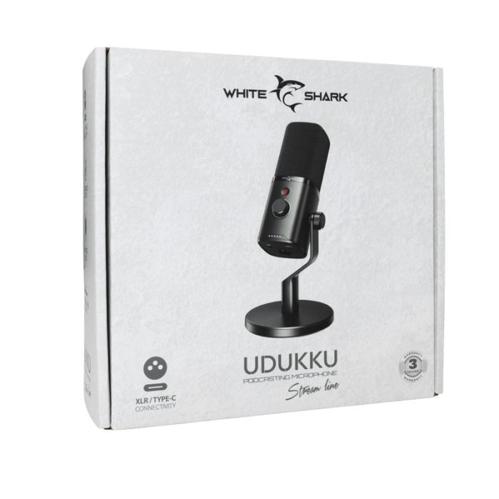 Microphone Gaming White Shark UDUKKU DSM-04 / NOIR, Photo chez MegaPC chez MegaPC