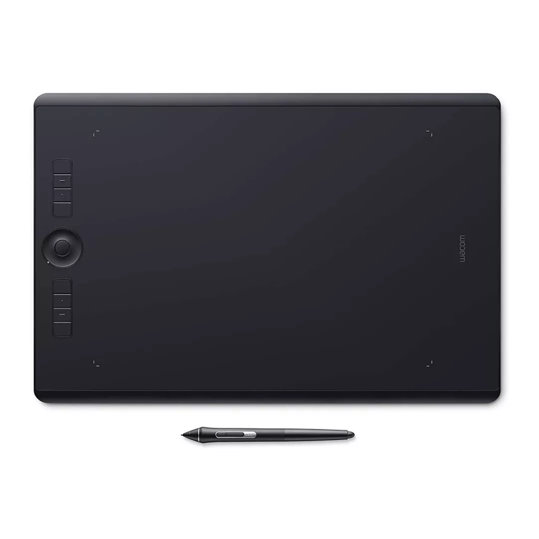 Tablette Graphique Wacom Intuos Pro M Noir - 5080 lpi, 224x148mm, USB/Bluetooth, Photo chez MegaPC chez MegaPC