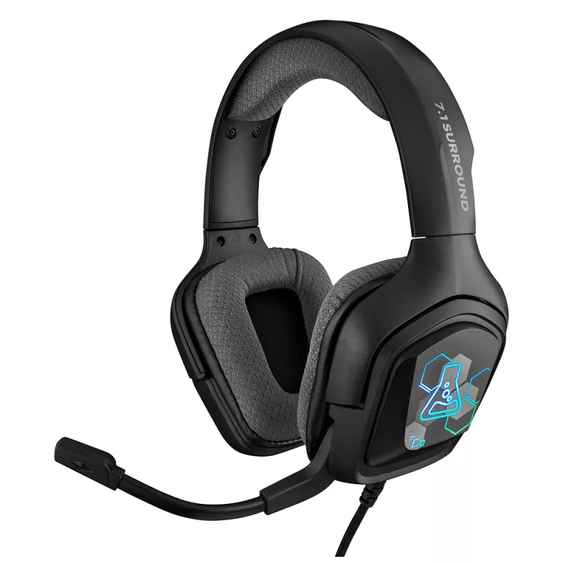 Casque Gamer Filaire G-Lab KORP COBALT 7.1 EX RGB - Black, Photo boutique MegaPC chez MegaPC
