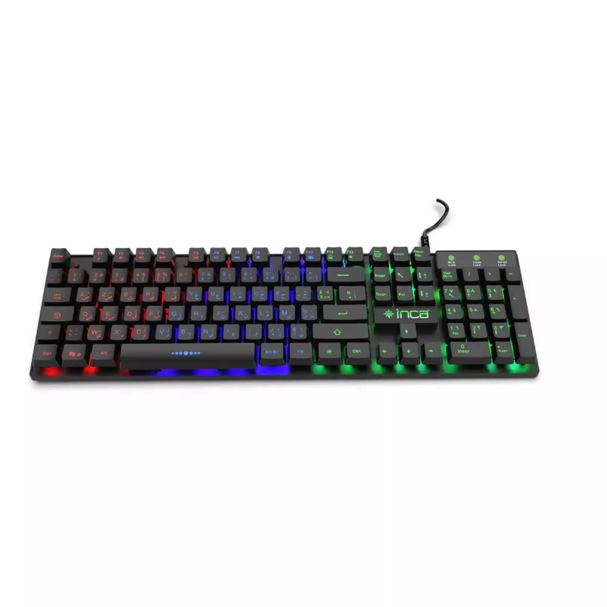 Inca IKG-446 clavier USB QWERTY Allemand Noir, Photo boutique MegaPC chez MegaPC