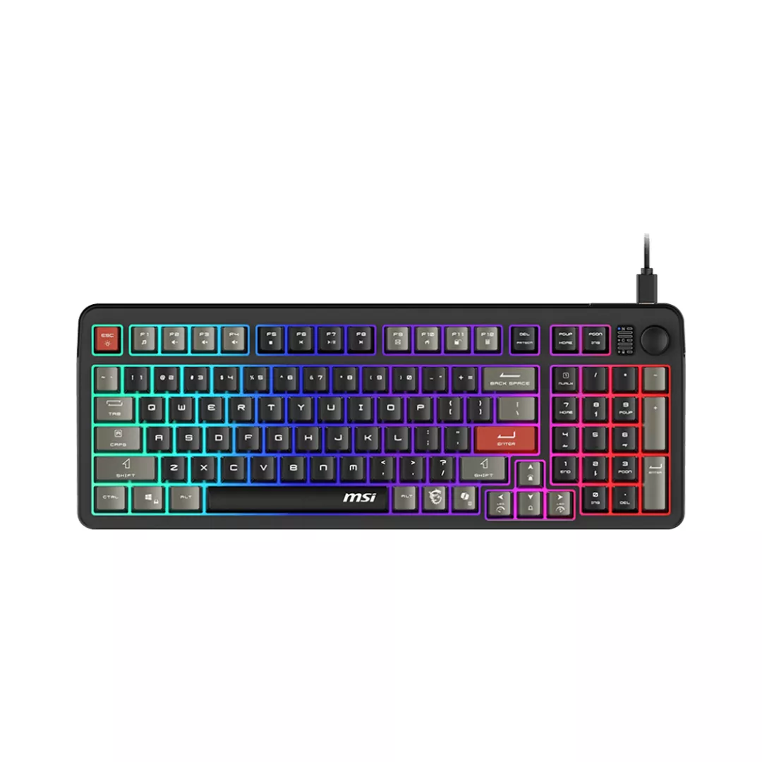 Clavier Gamer Mécanique MSI Forge GK110 Noir, Photo boutique MegaPC chez MegaPC