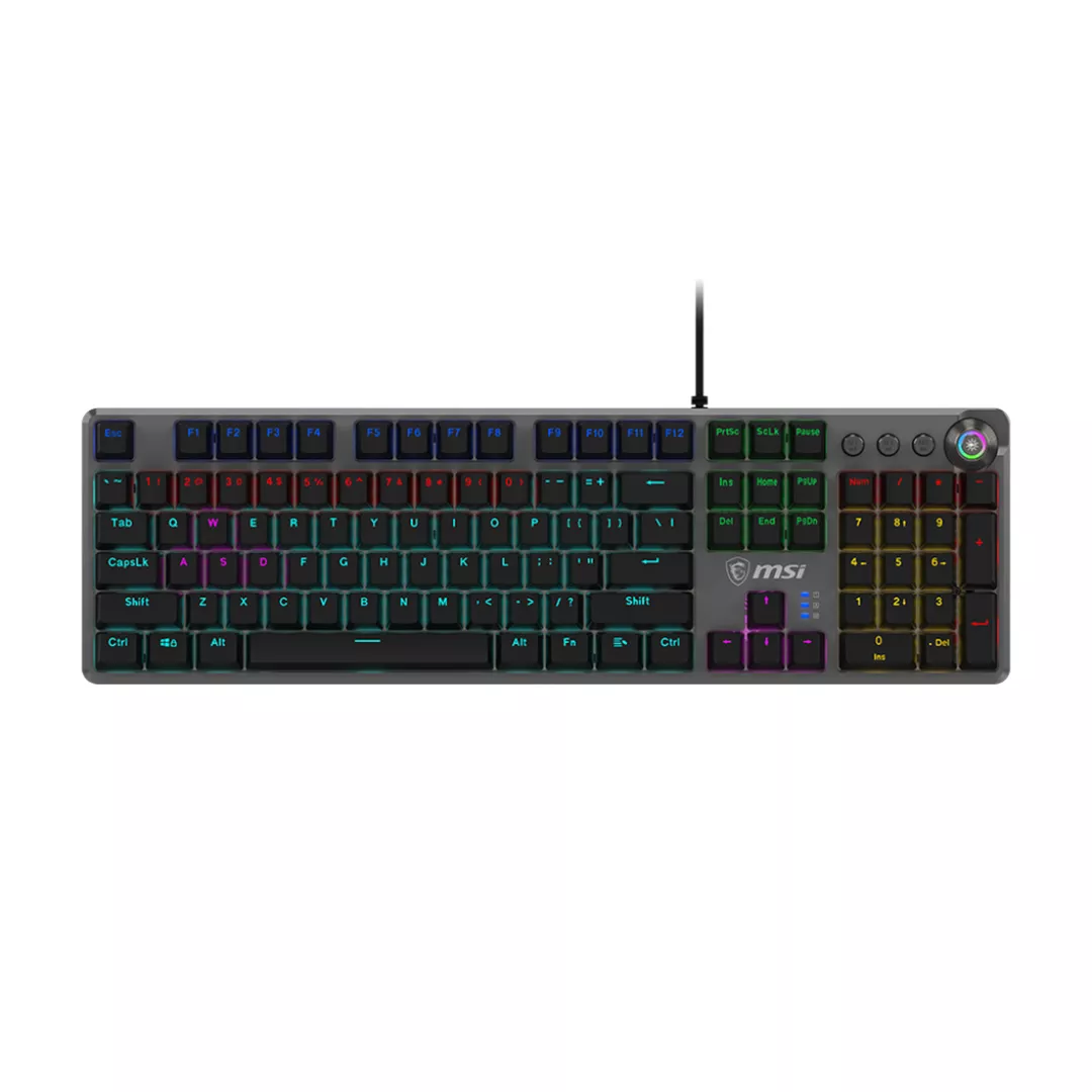 Clavier Gaming Filaire Mécanique MSI FORGE GK310 / RGB / RED SWITCHES / USB / Noir, Photo boutique MegaPC chez MegaPC
