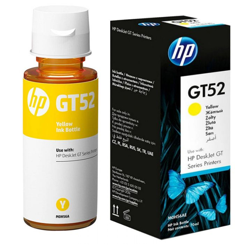 HP GT52 Original Ink Bottle Yellow (M0H56AE), Photo boutique MegaPC chez MegaPC