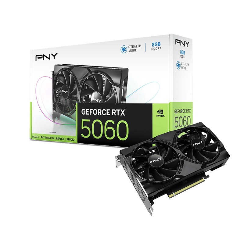 PNY GeForce RTX 5060 8 GB NVIDIA 8 Go GDDR7, Photo boutique MegaPC chez MegaPC