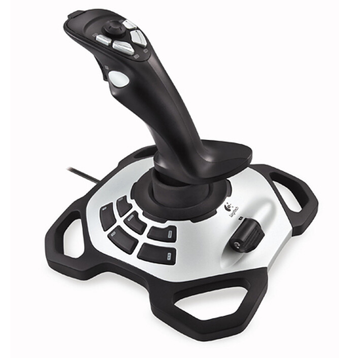 Logitech G Extreme 3D Pro Noir, Blanc USB 2.0 Joystick Numérique PC (942-000031), Photo boutique MegaPC chez MegaPC