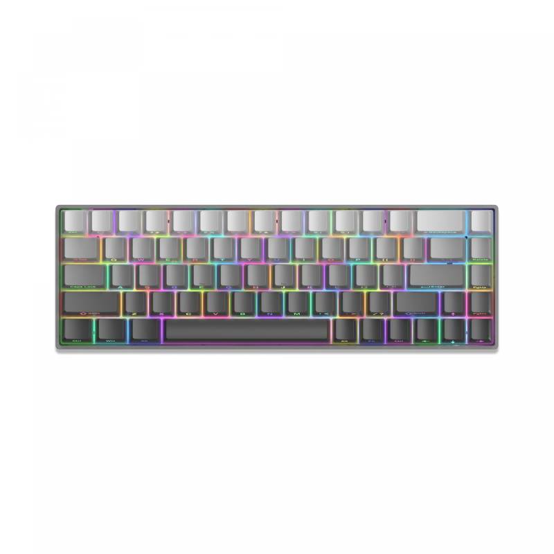 Clavier Gamer WHITE SHARK RGB NUNCHAKU US Gris - GK-007711, Photo boutique MegaPC chez MegaPC