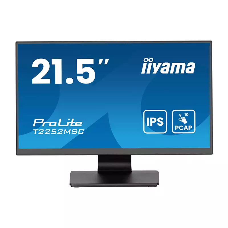 iiyama ProLite T2252MSC-B2AG écran plat de PC 54,6 cm (21.5") 1920 x 1080 pixels Full HD LCD Écran tactile Noir, Photo boutique MegaPC chez MegaPC