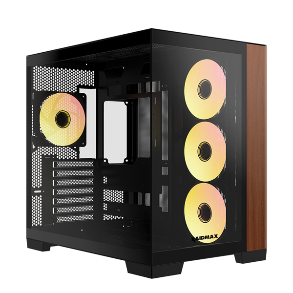 Boîtier Gamer RAIDMAX I610WBF Infinita Moyen Tour ARGB - Noir, Photo boutique MegaPC chez MegaPC