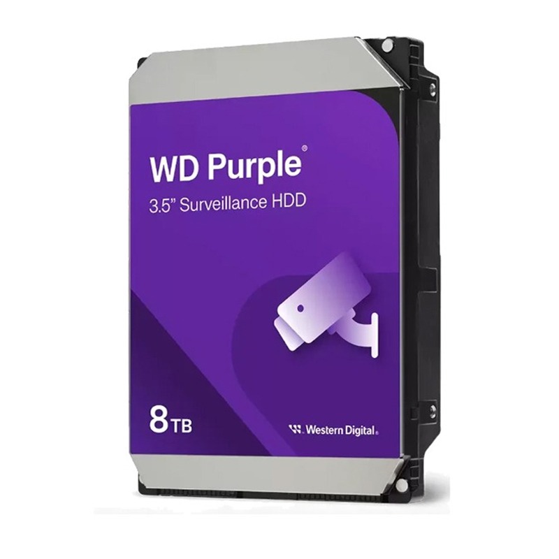 Western Digital Blue 8TB WD PURPL 8TB WD PURPLE 3.5" 8 To Série ATA III, Photo boutique MegaPC chez MegaPC