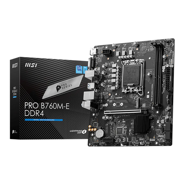 Carte Mère MSI PRO B760M-P DDR4 (911-7E02-013), Photo boutique MegaPC chez MegaPC