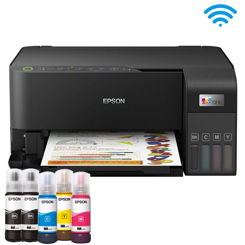 Epson EcoTank L3550 Jet d'encre A4 4800 x 1200 DPI 33 ppm Wifi, Photo boutique MegaPC chez MegaPC