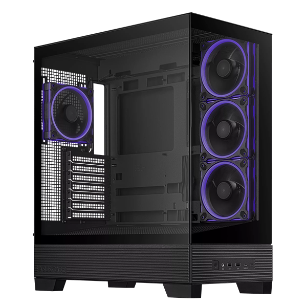 Boîtier Gamer Moyen Tour ASUS A31 PLUS TG / ATX / ARGB / Noir, Photo boutique MegaPC chez MegaPC