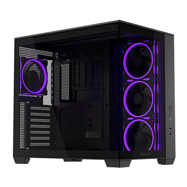Boîtier Gamer Moyen Tour ASUS A32 PLUS TG / ATX / ARGB / Noir, Photo boutique MegaPC chez MegaPC