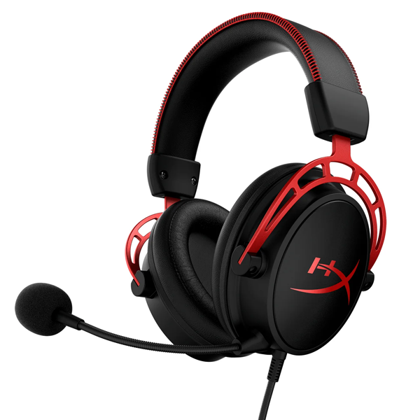 Micro Casque Filaire Gaming Hyprex Cloud Alpha Noir, Photo boutique MegaPC chez MegaPC
