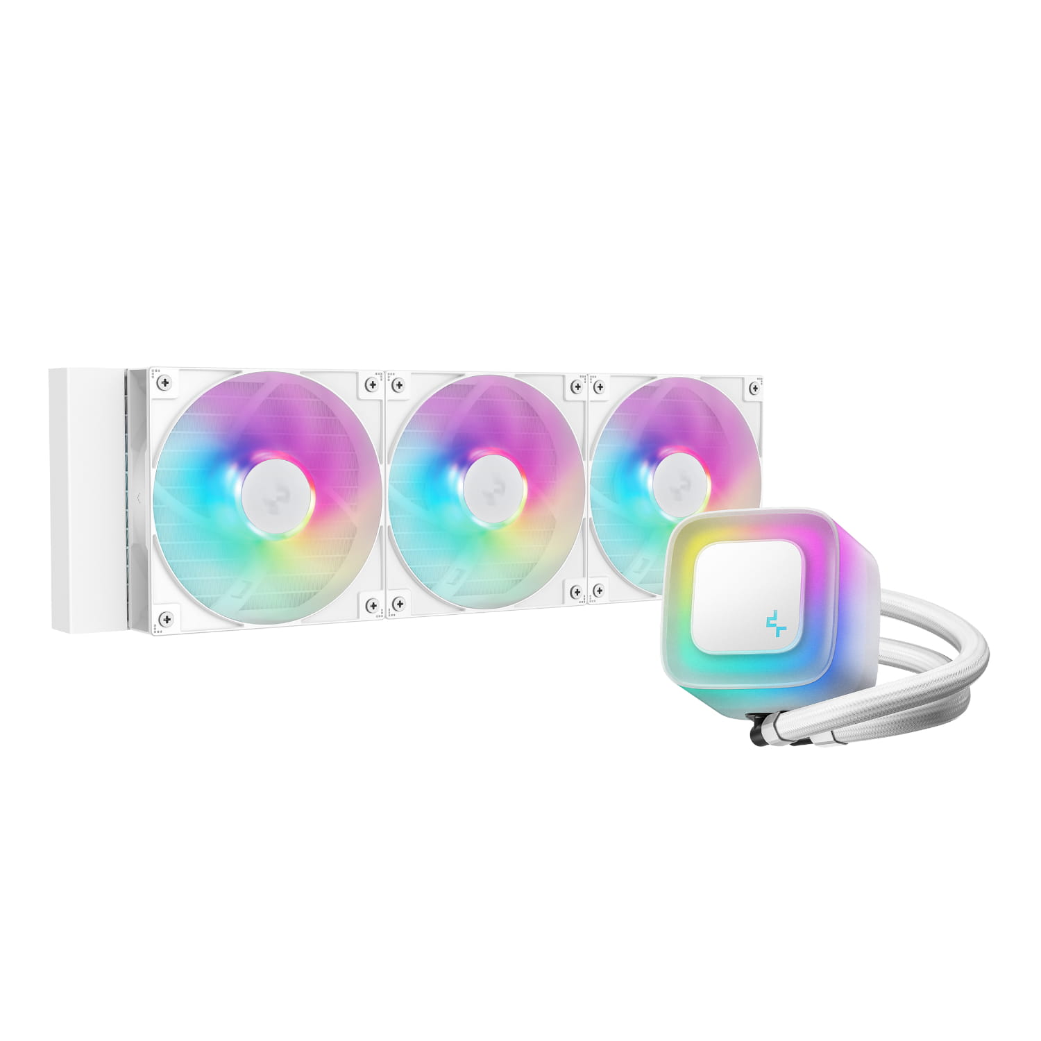 Refroidisseur d'air pour processeur DeepCool LE360 V2 | 360mm | RGB / Blanc, Photo chez MegaPC chez MegaPC