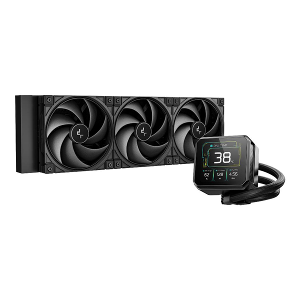 Refroidisseur d'air pour processeur DeepCool SPARTACUS 420mm | LCD / Noir, Photo chez MegaPC chez MegaPC