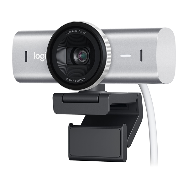Logitech MX Brio webcam 3840 x 2160 pixels USB 3.2 Gen 1 (3.1 Gen 1) Gris, Photo boutique MegaPC chez MegaPC